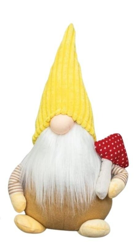 Spring Time Gnomes With Bird or Mushroom-  Pick one or Both Yellow or Green