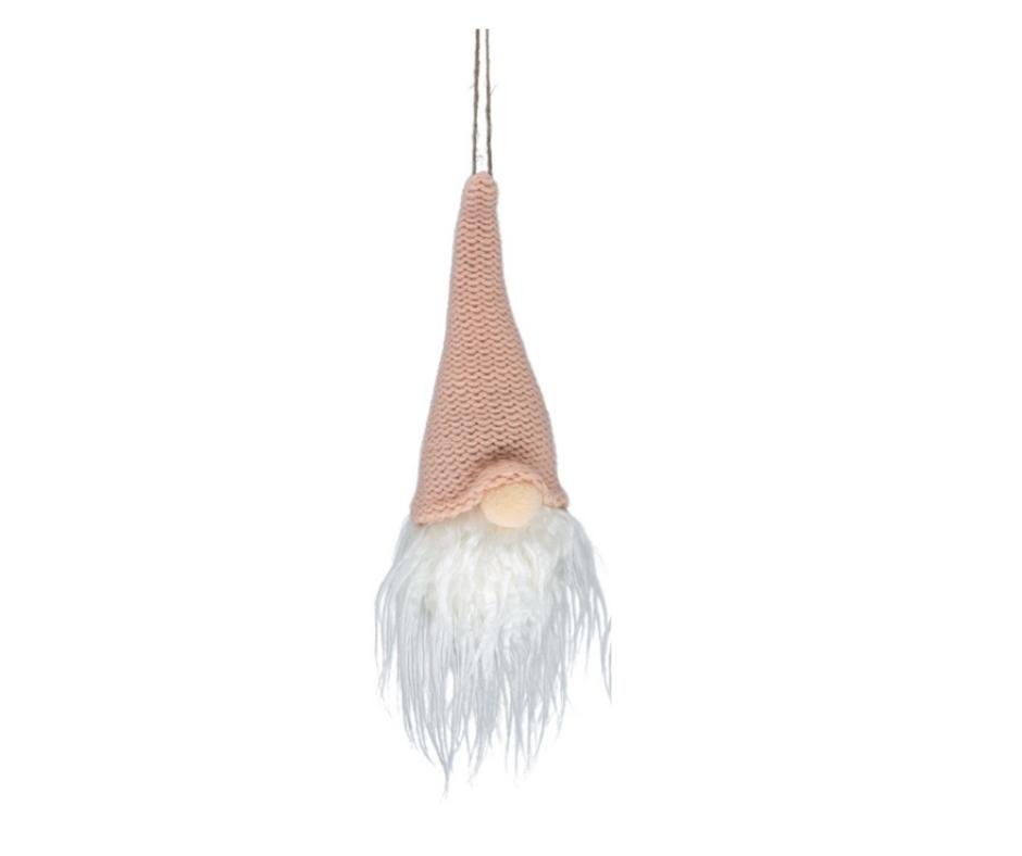 Pink, Grey, or Green Hanging Gnomes with Light Up Beards