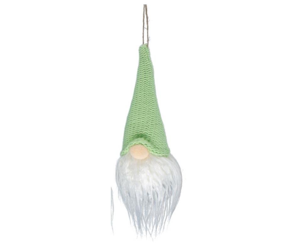 Pink, Grey, or Green Hanging Gnomes with Light Up Beards