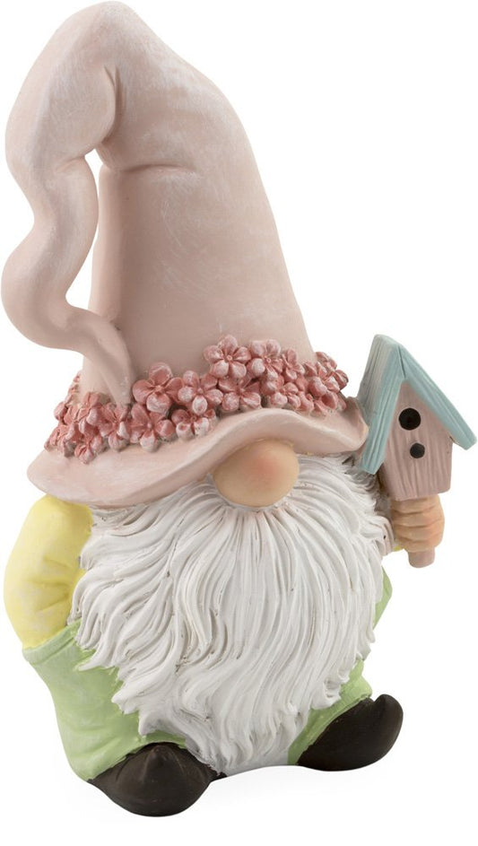 Darra Birdhouse Flower Spring Gnome - 5.5" inches