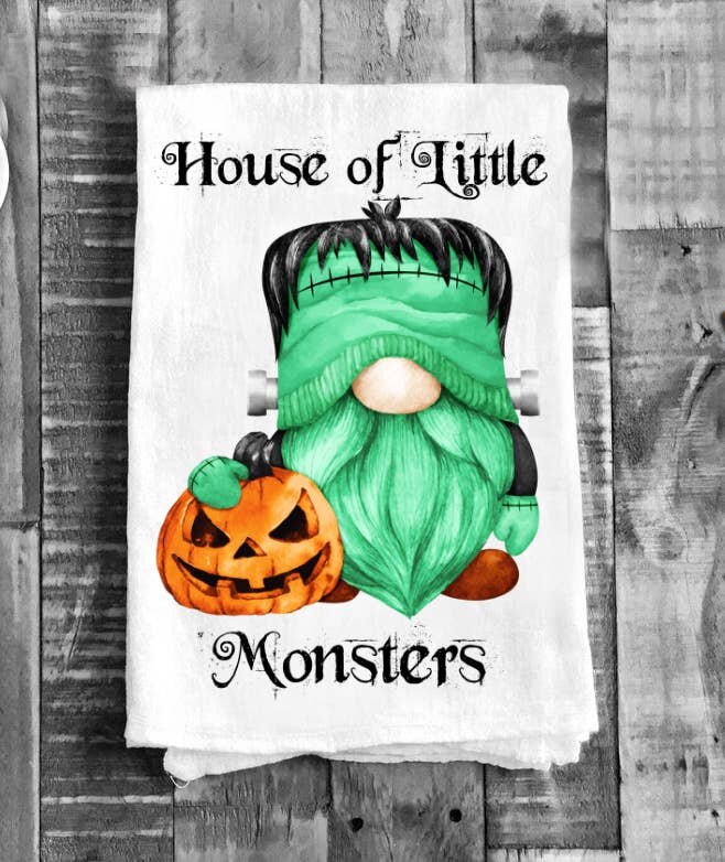 Halloween Gnome Cotton Tea/Dish Towels 100% Cotton