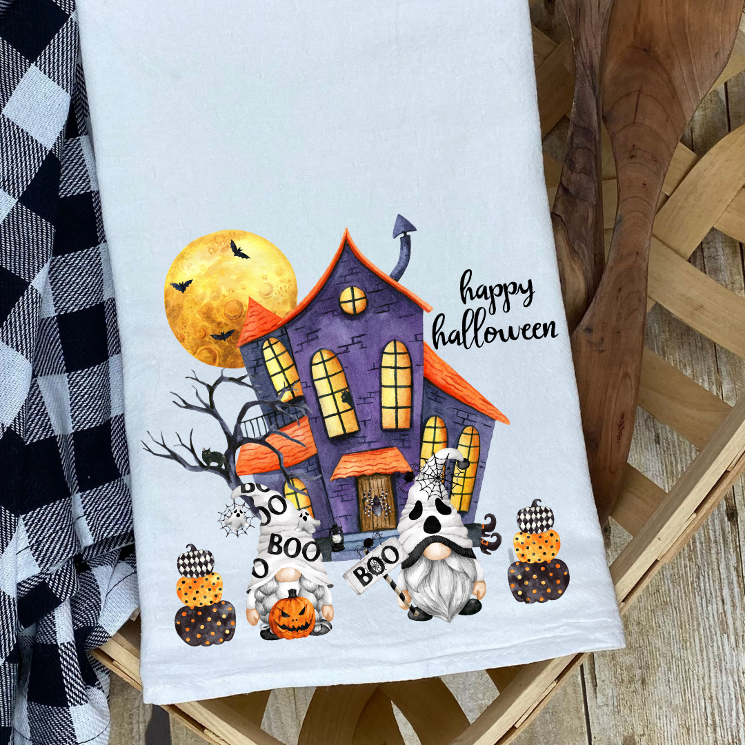 Happy Halloween Gnomes - Kitchen Towel