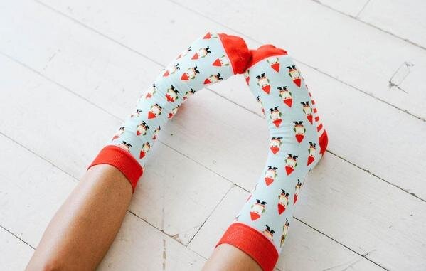 GARDEN GNOMES -CREW SOCK