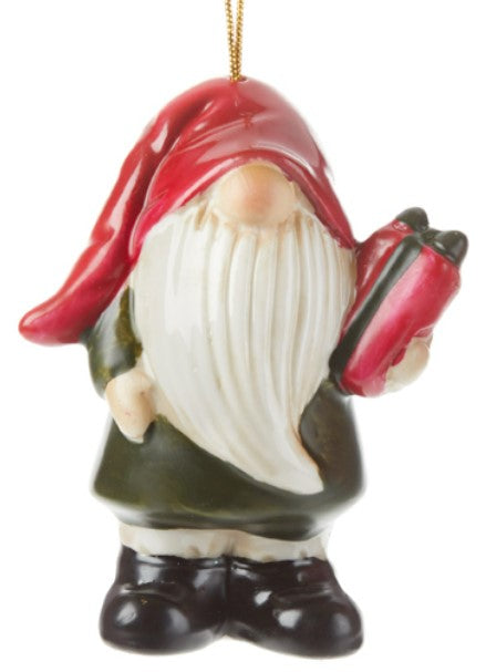 Porcelain Gnome Ornaments