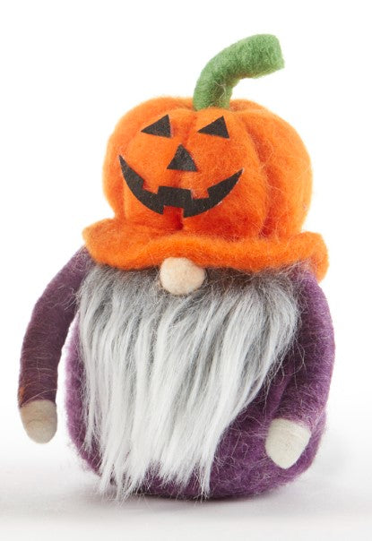 Frankenstein & Pumpkin Halloween Wool Gnomes